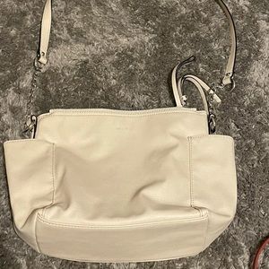 Cream Nine West Shoulder Bag